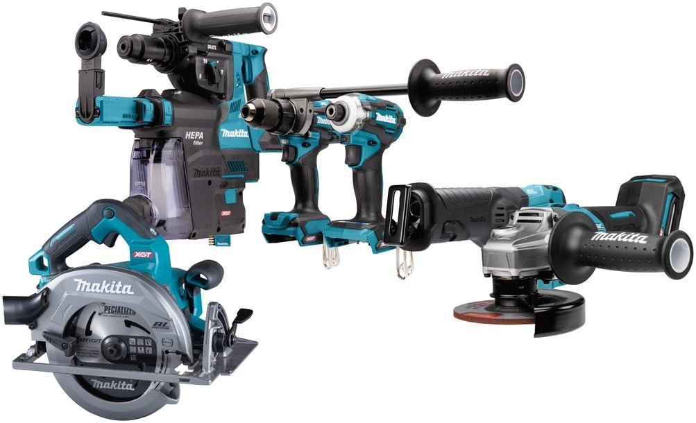 Makita DK0128G601 | Combiset | 40 V Max | 4.0 Ah | TD001G | DF001G | JR001G | GA005 | | HR002GZ05 | HS003G