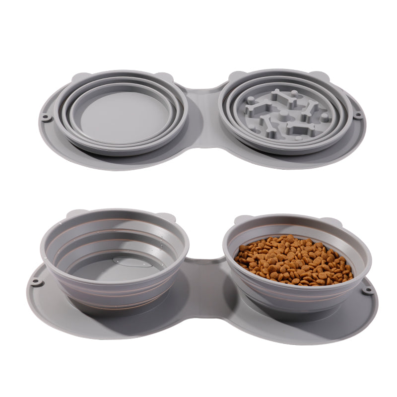 2in1 Reisvoerbak voor Onderweg