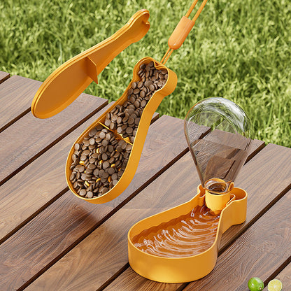 2in1 Voederstation voor Onderweg in Kippenpoot Optiek