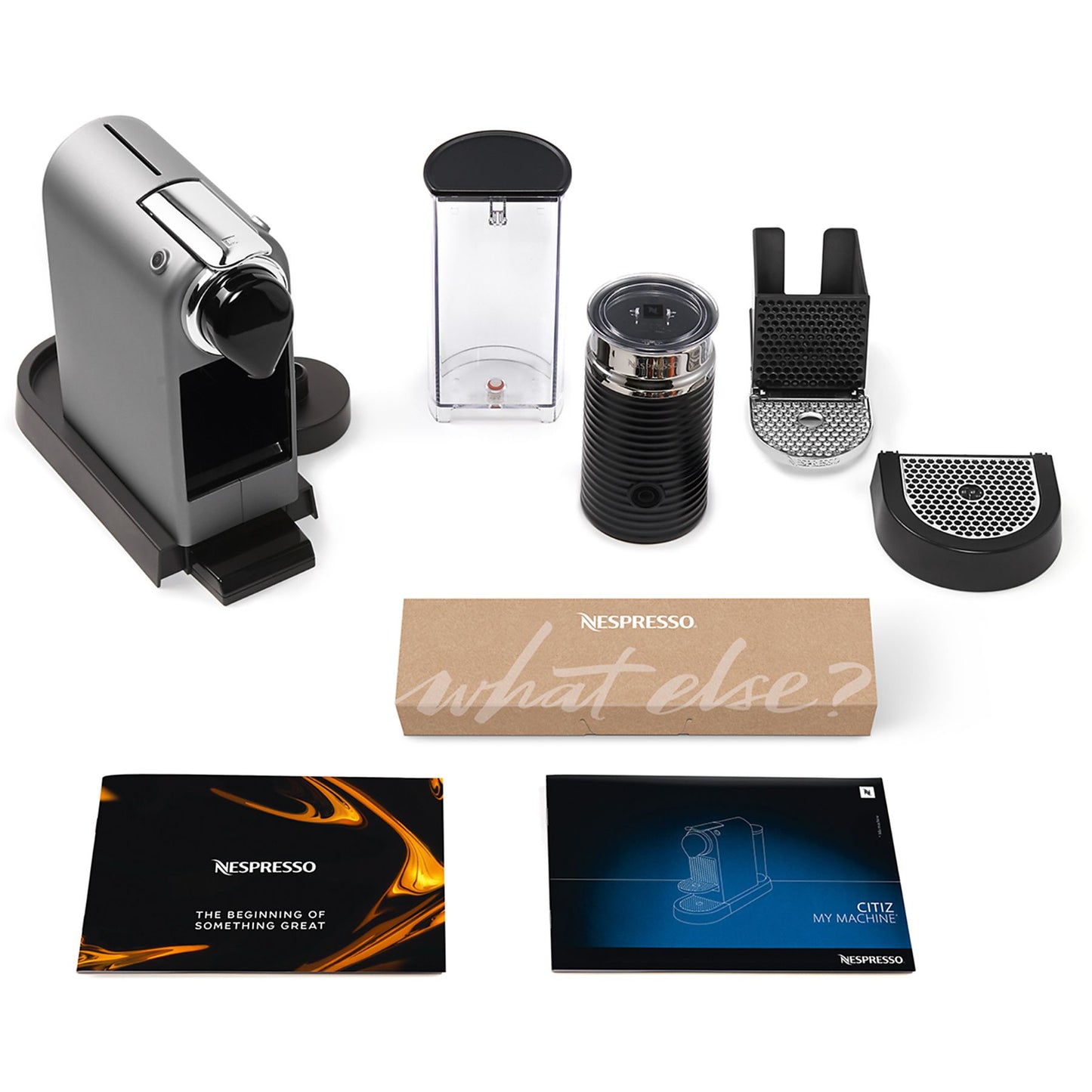 KRUPS Nespresso CitiZ & Milk XN761B – Silver