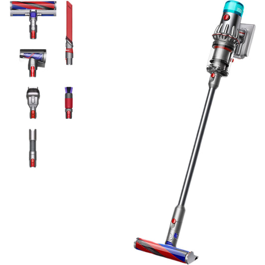DYSON V12 Origin Steelstofzuiger incl. kruimelzuiger Nikkel