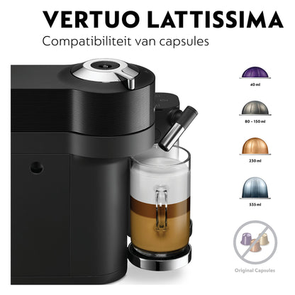 DE LONGHI Vertuo Lattissima ENV300.B Black