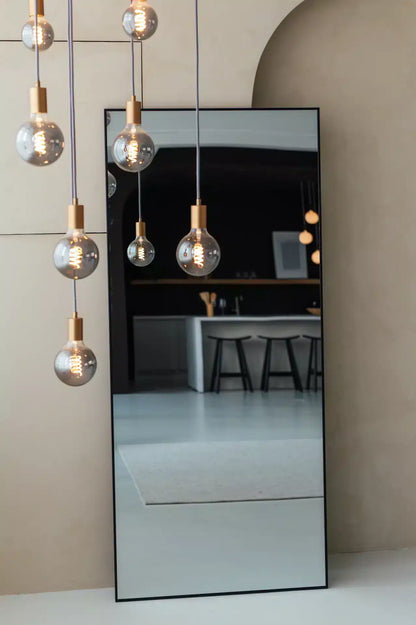 Finn Rectangular Mirror 180×80 cm – Black