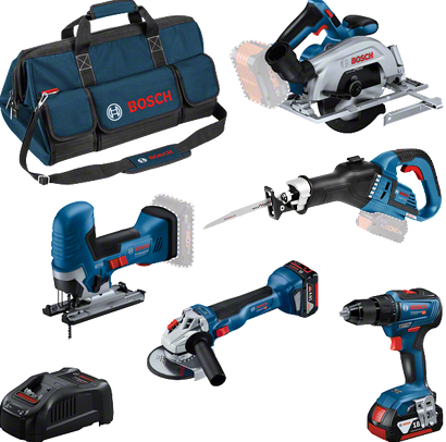 Bosch Blue Battery Tool Kit 5 Toolkit 18V