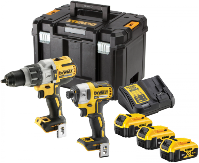 DeWalt DCK276P3T | Combo Set | XRP Hammer Drill DCD996 + Impact Driver DCF887 | 18V XR | Brushless | 3×5.0Ah