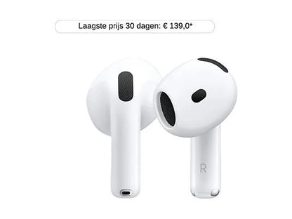 Apple AirPods 4 Wireless Earbuds + Charging Case White