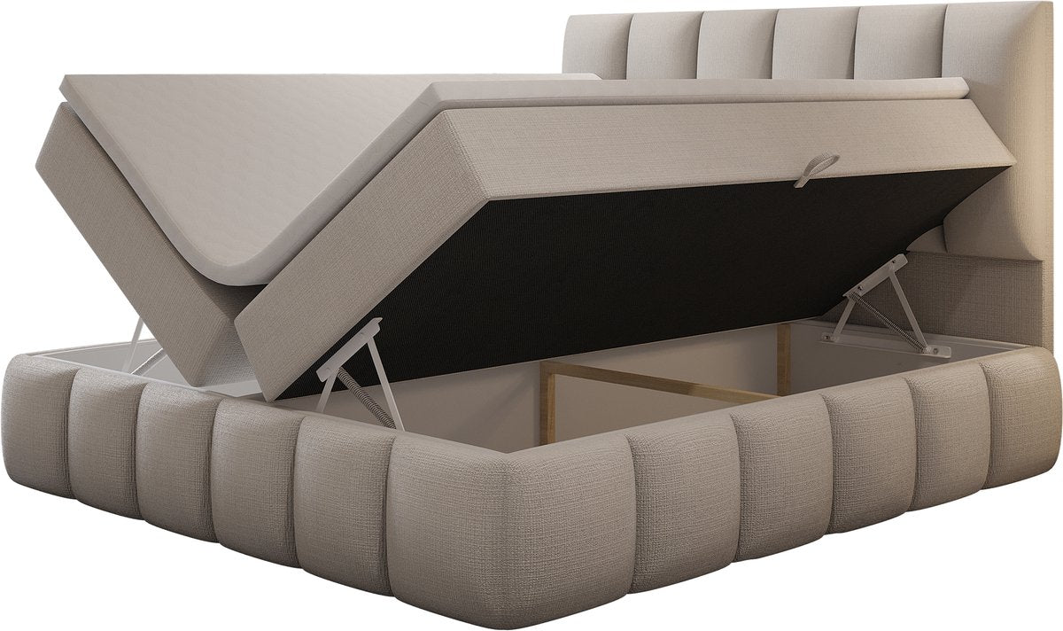 Meuba Home - Bali Boxspring - Cremona Stof - Met topper 8cm