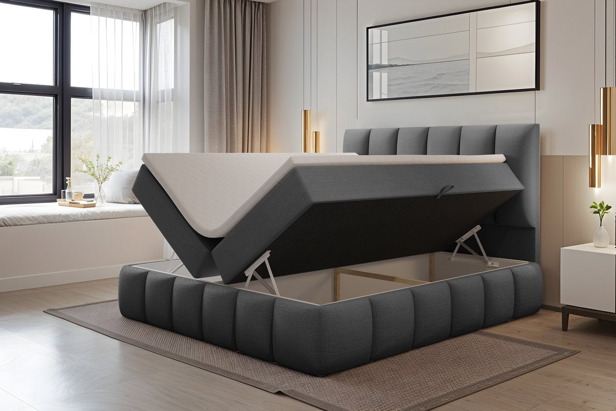 Meuba Home - Bali Boxspring - Cremona Stof - Met topper 8cm