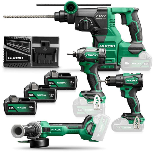 Hikoki KC18DEWHZ Advantage Pack – 18 V / in bag. Including 3x 5.0Ah batteries