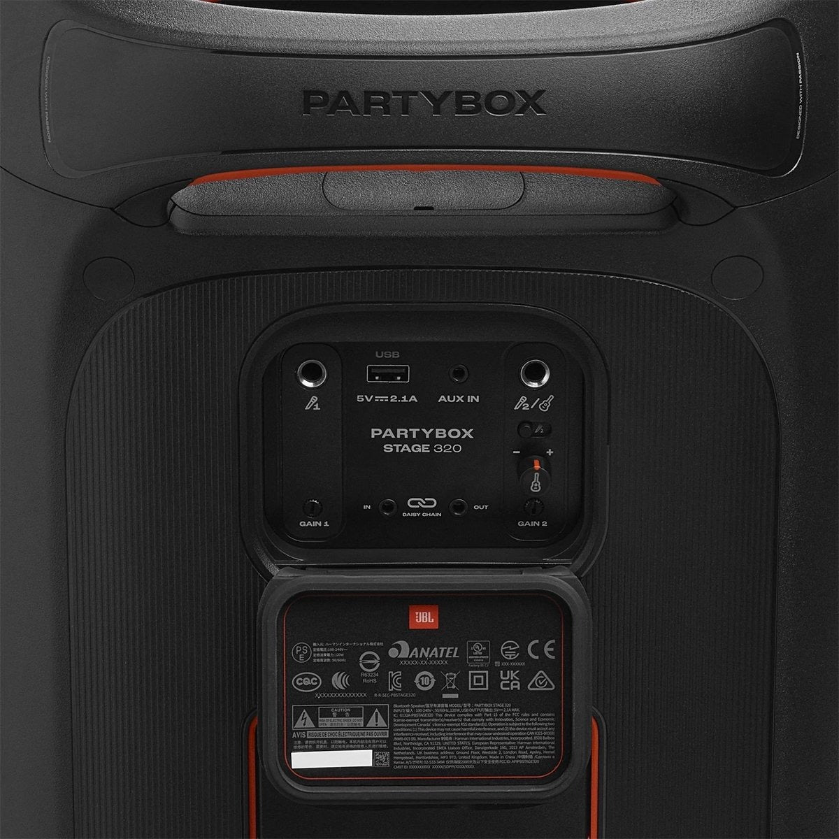 PartyBox Stage 320 – Bluetooth-partyspeaker – Zwart