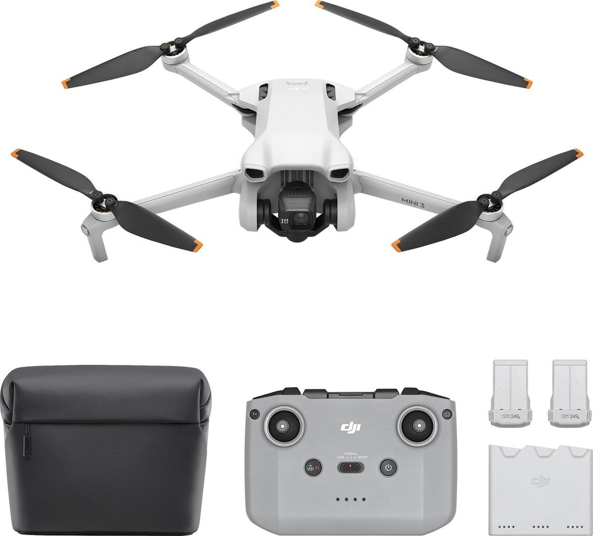 Mini 3 – Drone – Fly More Combo – With RC Smart Remote Controller