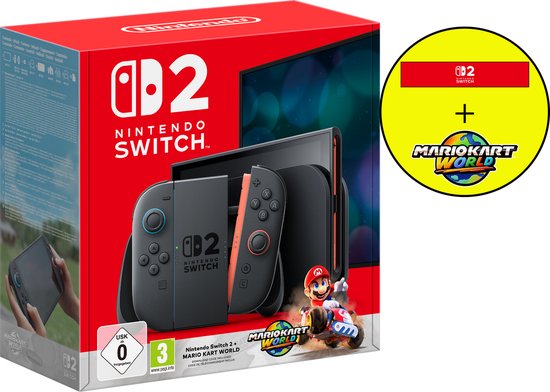 Switch Console 2 - Mario Kart: World Bundle - Zwart